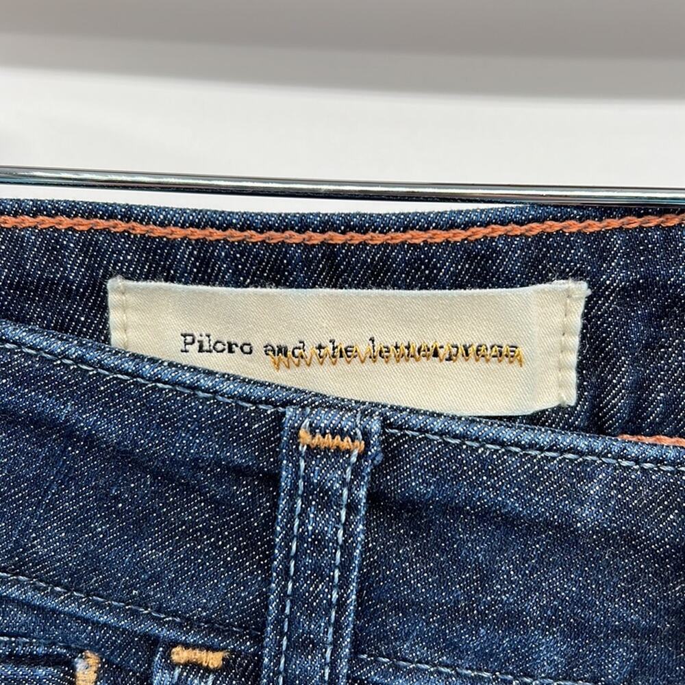 Pilcro and the letterpress Anthropologie Stet Cuffed Jeans - 26 - Dark Wash - Picture 3 of 8